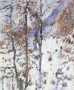 Lovis Corinth Walchensee, Schneelandschaft oil painting